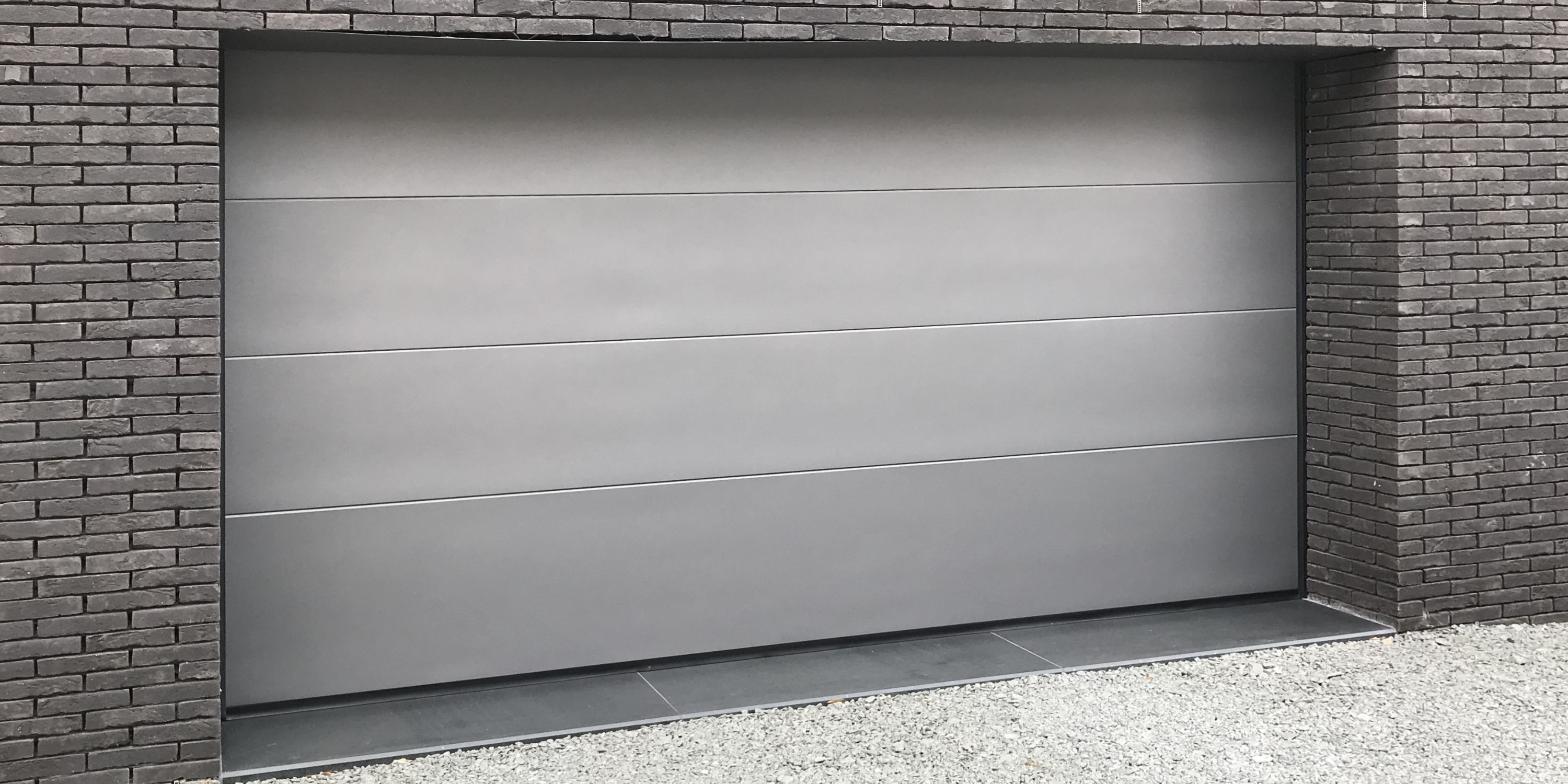 sectionaaldeur garage aluminium